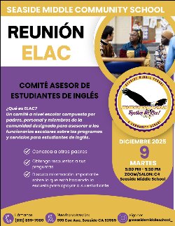 ELAC Meeting Flyer
